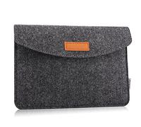 MoKo 9-11" Housse Compatible avec iPad Air 5 10.9'' 2022/iPad Air 4, iPad 8 10.2/iPad 10.2/ iPad Air 3 10.5/iPad Pro 10.5/iPad 9th Gen 10.2", Galaxy Tab 10.1/Tab S8 11", Surface Go 2 10.5, Gris Foncé