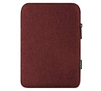 MoKo 9-11 Pouces Tablette Housse Sac de Transport pour New 11" iPad Air M3, iPad A16 2025, iPad Pro 11 M4, Air 5/4/3, iPad 10/9/8th Gen, Tab S8/S9 11", Vin Rouge