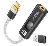 MoKo Adaptateur Audio USB-C vers 3,5mm, DAC Câble Type-C vers Aux Jack
