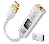 MoKo Adaptateur Audio USB-C vers 3,5mm, DAC Câble Type-C vers Aux Jack