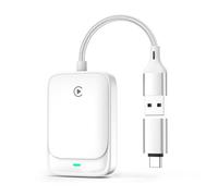 MoKo Adaptateur CarPlay sans Fil pour iPhone 2025, Convertit CarPlay Filaire en sans Fil, Adaptateur CarPlay avec Connexion Bluetooth Stable et Réactive pour iPhone iOS 10+ et Voitures avec CarPlay