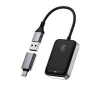 MoKo Adaptateur CarPlay sans Fil pour iPhone 2025, Convertit CarPlay Filaire en sans Fil, Adaptateur CarPlay avec Connexion Bluetooth Stable et Réactive pour iPhone iOS 10+ et Voitures avec CarPlay