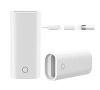 MoKo Adaptateur de Charge Compatible avec Apple Pencil 1st - Connecteur de Câble Lightning pour iPad Pro 12.9 10.5 9.7, Air 3, Mini 5 2019 - Accessoire (2 PCS, Blanc)