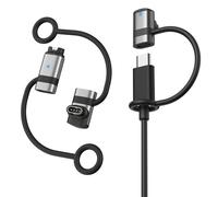 MoKo Adaptateur de Chargeur Compatible avec Garmin Watch Lot de 3, Argent