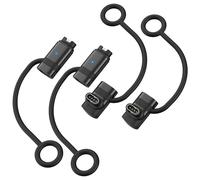 MoKo Adaptateur de Chargeur pour Garmin Watch Lot de 4, Chargeur Garmin USB C pour Fenix 8/7/7X/7S/6, Forerunner 970/570/965/955/265/255/165/55, Vivoactive 5/4S, Venu 3S/2/SQ, Instinct, Epix, Noir
