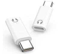 MoKo Adaptateur Lightning à USB C pour Casques d'écoute, Adaptateur Lightning vers USB C Audio pour iPhone 16e/iPhone 16/15 Pro Max Plus, Pas Charge/Transfert de Données/Micro/Orateurs