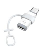 MoKo Adaptateur Lightning vers USB C Audio, Adaptateur USB C vers Casque Lightning Audio Compatible avec iPhone16/15 Pro Max Plus, iPad Air/Pro, Pas pour Charge/Transfert de Données, Blanc