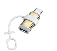 MoKo Adaptateur Lightning vers USB C Audio, Adaptateur USB C vers Casque Lightning Audio Compatible avec iPhone Air 17 16 15 Pro Max Plus, Pas pour Charge/Transfert de Données, Or