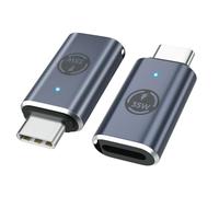 MoKo Adaptateur Lightning vers USB C Lot de 2, Adaptateur USB-C vers Lightning pour iPhone 17 Air 16 15 Pro Max, iPad Pro/Air, Pas pour Audio/OTG/Écouteurs, Gris 35W