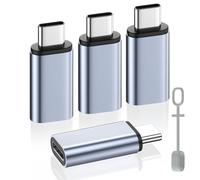 MoKo Adaptateur Lightning vers USB-C pour iPhone 17/16/15,Charge Seule,4PCS