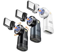 MoKo Adaptateur Magnétique 240W USB C, Adaptateur USB-C Magnétique avec Rotation à 180° 360°, Connecteur à Angle Droit Type-C 90 Degrés pour iPhone 17 Air 16 15 Pro Max, MacBook/iPad, Galaxy, Switch 2