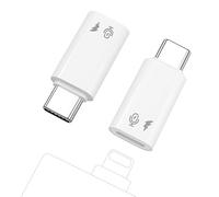 MoKo Adaptateur Microphone Lightning vers USB C(Pas pour Écouteurs),Adaptateur USB C Mâle à Lightning Femelle pour Microphone de Lavalier sans fil,iPhone Air 17 16 15 Pro Max Plus, iPad Pro/Air,Galaxy