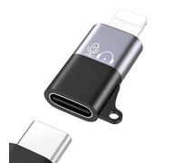 MoKo Adaptateur pour DJI Mic Mini USB-C vers Lightning Audio pour iPhone | Lecture Musique&Charge, Non Compatible Récepteur DJI Mobile & Appels, Pour iPhone 14/13/12/11/EarPods USB-C, [1 Pièces-Gris]