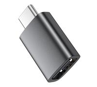 MoKo Adaptateur USB C Mâle vers USB Femelle, Connecteur Convertisseur de Type C 3.2 Gen 2 à 10 Gbps vers Type A, Compatible avec iPhone 15 Pro Max, MacBook Pro, iPad, iMac et Appareils Thunderbolt 4/3
