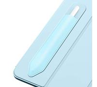 Moko Adhésive Coque pour Apple Pencil Pro/USB-C/1ère/2ème Gén, Bleu Ciel | Étui élastique adhésif stylet, à fixer sur une coque pour iPad, compatible avec les modèles stylets similaires