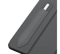 Moko Adhésive Coque pour Apple Pencil Pro/USB-C/1ère/2ème Gén, Gris Foncé | Étui élastique adhésif stylet, à fixer sur une coque pour iPad, compatible avec les modèles stylets similaires