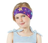 MoKo Bandeau de Natation Enfant, Licorne Mignonne Protection Auditive Bandeau d'Oreilles Enfants en Néoprène, Bandeau Sport Élastique Équipement Sport Nautique, M, Étoile Violette