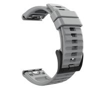 MoKo Bracelet Compatible avec Garmin Fenix 7/6/6 Pro/5/5 Plus/Epix Gen 2/Forerunner 955/945/935/Instinct/Instinct 2/Quatix 7, 22mm Quick Fit Bracelet Sport de Remplacement en Silicone - Gris