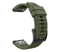 MoKo Bracelet Compatible avec Garmin Fenix 7/7 Pro/6/6 Pro/5/5 Plus/Forerunner 965/955/945/935/Instinct/Instinct 2, 22mm Quick Fit Bracelet Sport de Remplacement en Silicone, Vert Armée