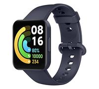 MoKo Bracelet Compatible avec Redmi Watch 2 Lite/Xiaomi Poco Watch, Bracelet de Montre de Remplacement Réglable en Silicone Souple, Bleu Nuit