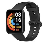 MoKo Bracelet Compatible avec Redmi Watch 2 Lite/Xiaomi Poco Watch, Bracelet de Montre de Remplacement Réglable en Silicone Souple, Noir