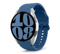 MoKo Bracelet Compatible avec Samsung Galaxy Watch 7 FE 6 5 4 40mm 44mm/Watch 6 Classic 43mm 47mm/5 Pro 45mm/4 Classic 42mm 46mm, Bracelet Sport en Silicone Souple, Bleu Foncé