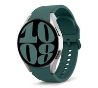 MoKo Bracelet Compatible avec Samsung Galaxy Watch 7 FE 6 5 4 40mm 44mm/Watch 6 Classic 43mm 47mm/5 Pro 45mm/4 Classic 42mm 46mm, Bracelet Sport en Silicone Souple, Vert Foncé