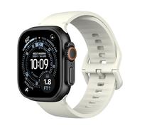 MoKo Bracelet de Montre Sportive Compatible avec Apple Watch Ultra 3/2/1 49mm,S11/S10 46mm,9/8/7 45mm,SE3/SE2/SE/6/5/4 44mm,3/2/1 42mm,Bracelet en Silicone Souple Respirant pour Femme Homme, Or Étoilé