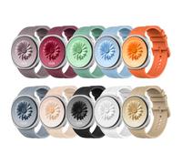 MoKo Bracelet de Sport Compatible avec Samsung Galaxy Watch 9/8 40mm/44mm | Lot de 10 Bracelets Souples en Silicone Étanches pour Galaxy Watch 8 Classic 46mm, pour Femmes et Hommes, Multicolore, S/M