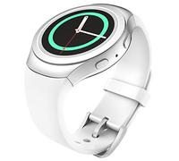 MoKo Bracelet de Sport Compatible avec Samsung Gear S2 Smartwatch, Bracelet de Remplacement en Silicone Souple pour Galaxy Gear S2 SM-R720/SM-R730, Blanc