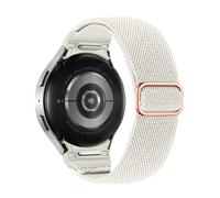 MoKo Bracelet Élastique en Nylon à un Clic Compatible avec Samsung Galaxy Watch 7 6 5 4 FE 40mm 44mm/6 4 Classic 43mm 47mm 42mm 46mm/5 Pro 45mm, Bracelet de Sport Réglable pour Femme Homme, Lé