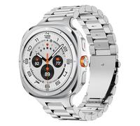 MoKo Bracelet en Métal Compatible avec Samsung Galaxy Watch Ultra 47mm (2025/2024) pour Hommes Femmes, Bracelet de Montre de Remplacement en Acier Inoxydable, Argent