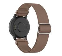 MoKo Bracelet en Nylon Extensible Compatible avec Garmin Venu 2S/Venu 3S/Vivoactive 4S/Vivomove 3S/Forerunner 255S/255S Music/Forerunner 265S, 18mm Bracelet Élastique Ajustable, Rose
