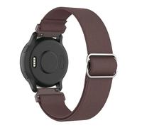 MoKo Bracelet en Nylon Extensible Compatible avec Garmin Venu 2S/Venu 3S/Vivoactive 4S/Vivomove 3S/Forerunner 255S/255S Music/Forerunner 265S, 18mm Bracelet Élastique Ajustable, Violet Fumé