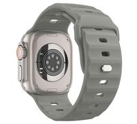 MoKo Bracelet Océan Compatible Apple Watch Ultra2 49mm 46mm 45mm 44mm 42mm pour les Hommes et les Femmes,Bande de Remplacement en Silicone pour iWatch Serie 10 9 8 7 6 5 4 3 SE Ultra 2 1, Pierre