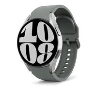 MoKo Bracelet Compatible avec Samsung Galaxy Watch 7 FE 6 5 4 40mm 44mm/Watch 6 Classic 43mm 47mm/5 Pro 45mm/4 Classic 42mm 46mm, Bracelet Sport en Silicone Souple, Gris Sidéral