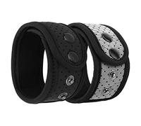 MoKo Bracelet Sportif de Cheville Réglable pour Fitbit Luxe/Inspire 2/Inspire/Inspire HR/Charge 5/4/3/2/Alta/Alta HR/Garmin, [Lot de 2] Résistant à l'eau à Sueur avec Pochette en Filet - Noir + Gris