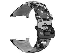 MoKo Bracelet Suunto Core, Bracelet de Remplacement en TPU avec Fermoir Métal pour Suunto Core Smartwatch, avec Connecteur de Bielle, Tour de Poignet 5,51"-9,06" (140mm-230mm), Camouflage
