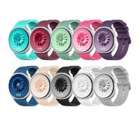 MoKo Bracelets de Sport Compatibles avec Samsung Galaxy Watch 9/8 40mm/44mm | Bracelet en Silicone Souple pour Galaxy Watch 8 Classic 46mm, Bracelet Étanche pour Femmes et Hommes, S/M, Lot de 10