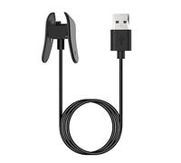MoKo Chargeur Compatible avec Garmin Vivosmart 4, 1 M Câble de Charge USB Data Sync Charge Remplacement avec Support de Pince de Charge pour Garmin Vivosmart 4 - Noir