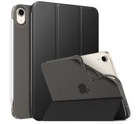 Moko case fit nouvel iPad mini 6 2021 (6e generation 8,3 pouces) Soft tpu translucide givre couverture de dos slim smart shell stand folio case p