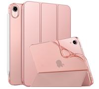 Moko case fit nouvel iPad mini 6 2021 (6e generation 8,3 pouces) Soft tpu translucide givre couverture arriere mince shell shell stand folio case