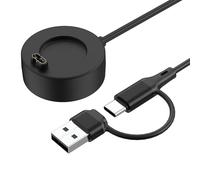 MoKo Chargeur 2-en-1 pour Montre Compatible pour Garmin, Noir