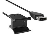 MoKo Chargeur avec Bouton de Réinitialisation Compatible avec Fitbit Alta HR, Clip de Chargement avec Câble de Chargement USB de 55 cm, Pas pour Fitbit Alta, Noir