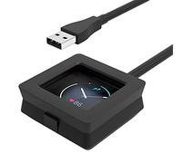 Moko Chargeur Compatible avec Fitbit Blaze Smartwatch, Socle de Recharge de Remplacement avec Câble de Recharge USB de 93 cm, Noir