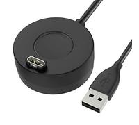 MoKo Chargeur Compatible avec Garmin Fenix 7/7S/7X/6/6S/6X Pro/5/5S/5X/Vivoactive 3/4/4S/Forerunner 45/55/245/745/945/Venu 2/2S/2 Plus/Sq/Instinct, Station de Charge avec Câble de Données USB - Noir