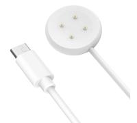 MoKo Chargeur Compatible avec Google Pixel Watch 3/Pixel Watch 2, Station de Charge Magnétique avec Câble de Chargement USB-C de 1M pour Fitbit Ace LTE/Versa 4/3/Sense 2/Sense, Blanc