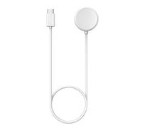 MoKo Chargeur Compatible avec Google Pixel Watch, Station de Charge Magnétique avec Câble de Charge USB-C de 1M, Blanc