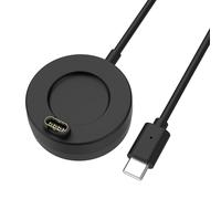 MoKo Chargeur de Montre Compatible avec Garmin Fenix 7X Pro/7X/7S Pro/7S/7 Pro/7/6S/6X/6/5S/5X Plus/5X/5 Plus/5/Forerunner 965, Socle de Charge Magnétique avec Câble USB-C de 3,3 Pieds/1 M, Noir