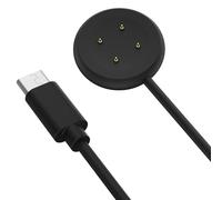 MoKo Chargeur USB-C Compatible avec Google Pixel Watch 3/2 | Compatible avec Fitbit Versa 4/3/Sense 2/1/Ace LTE, avec un Câble de 1 m, Conception Portable, Station de Recharge Magnétique